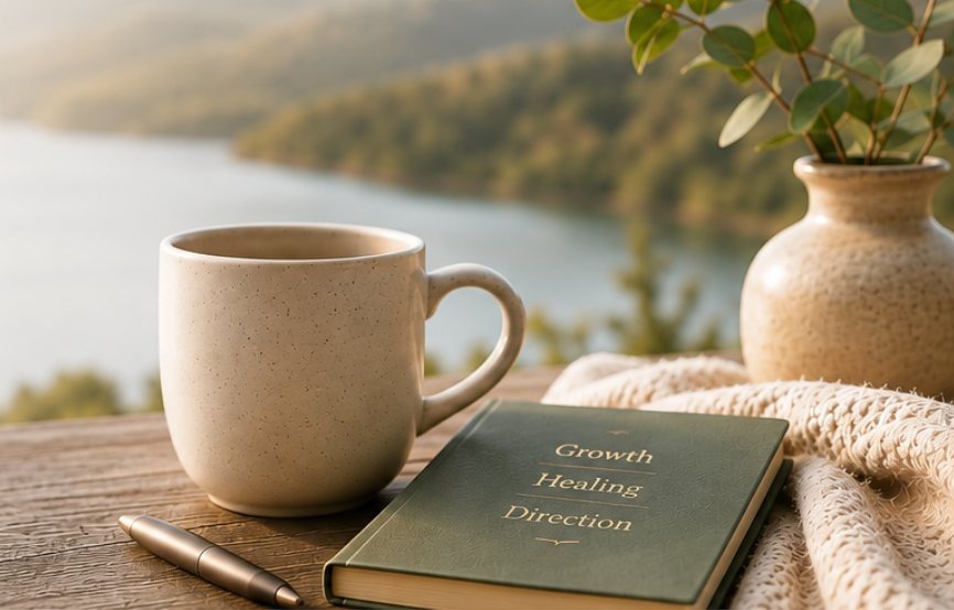 A calm, peaceful natural setting